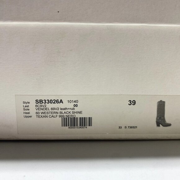 NEW SEE BY CHLOE Women's Western Boots – Black Leather, Size 9 - Picture 7 of 16